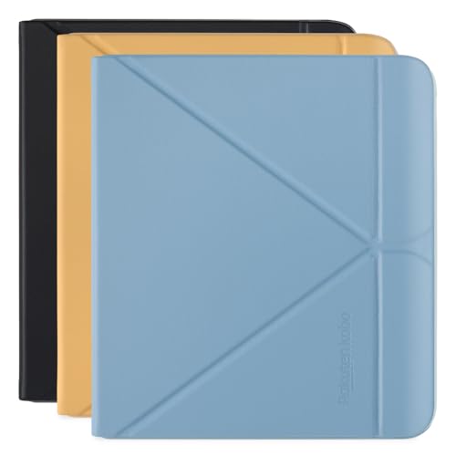 Kobo Libra Color (Black) Sleep Cover (Dusk Blue) Set / Color Compatible / Writing Function / Tablet / Eink / 7 Inch / E-book Reader / 32 GB