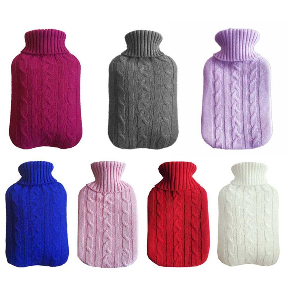 2000ml 2000ml Soft Daily Water-filled Bag Hot Water Bottle Cover Knitted Cover Hand Warmer