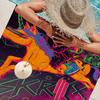Singer Skrillex Microfiber Printed Beach Towel Mountain Climbing Yoga Beach Swimming Running Absorbent Soft Towel
