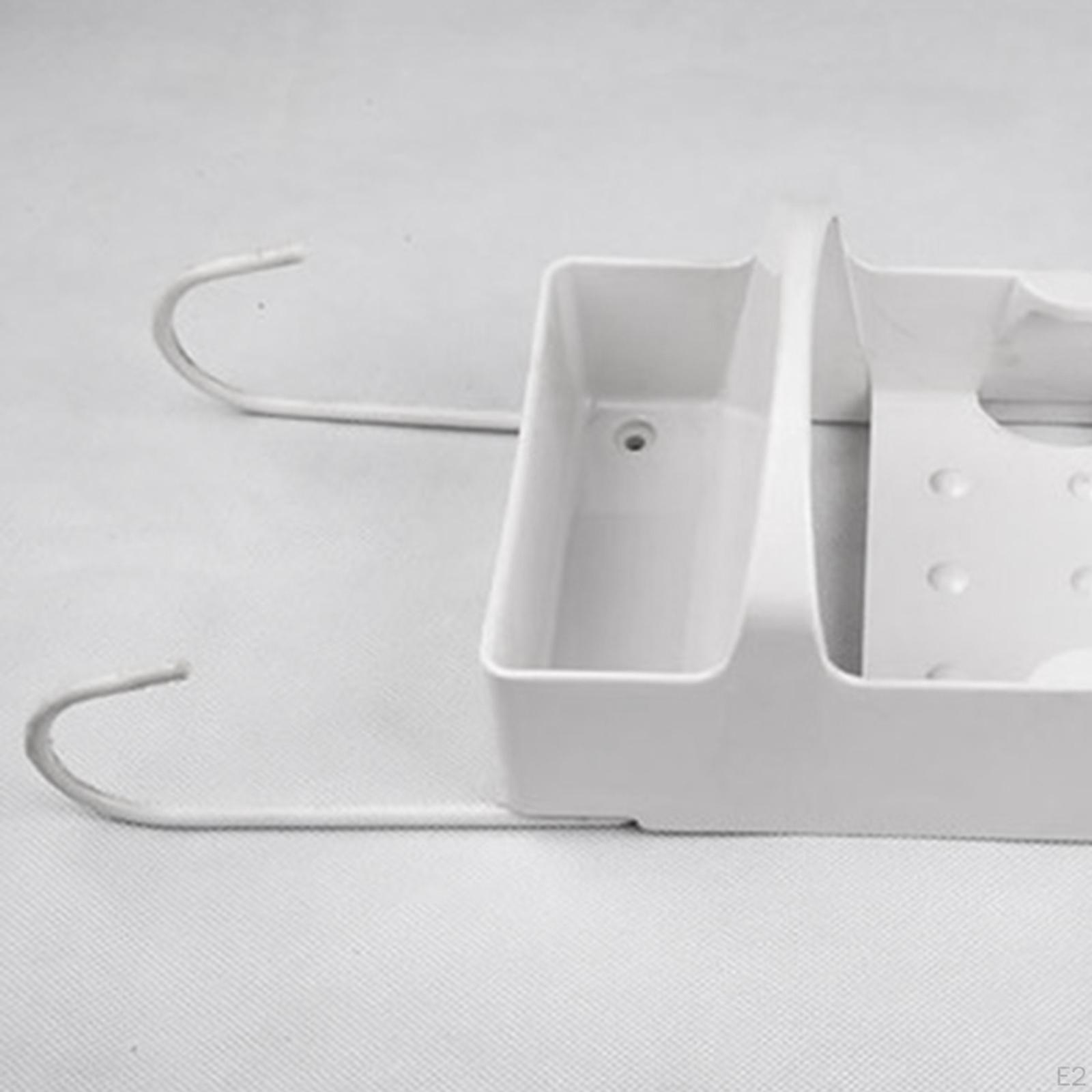 Компактное настенное решение для хранения гладильной доски белый — фото 3