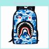 Backpack Design Shark Lightweight Material Schoolbag Students For