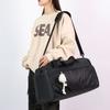 Women's fashion sports training fitness yoga bag short outing simple and lightweight portable pull rod travel bag