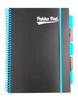 Pukka Pad Kroužkový zápisník Modrý Neon 200K/80G A4 3089S-Ppn