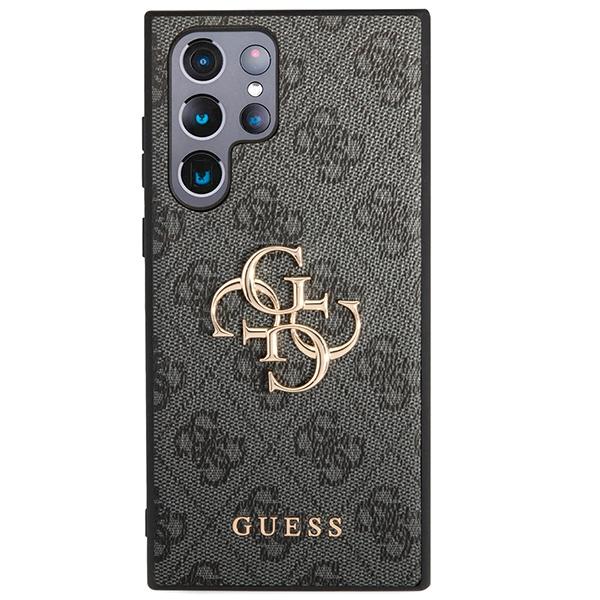 Guess Guhcs24L4Gmggr S24 Ultra S928 Czarny/Black Hardcase 4G Big Metal Logo