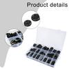250pcs Natural Rubber Cable Gland Seals Set Assorted Sizes for Connector Protection Cable Entry and Electrical Maintenance