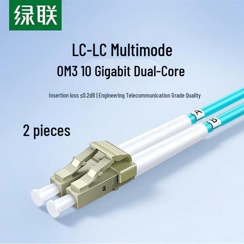 

Ugreen LC-LC Multimode Duplex OM3 Fiber Optic Patch Cable