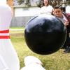 1Set Kids Portable Inflatable Bowling Suit Game Toy Ball for Outdoors