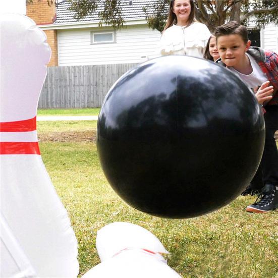 1Set Kids Portable Inflatable Bowling Suit Game Toy Ball for Outdoors