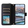 R20 For Samsung Galaxy A34 5G Case Zipper Wallet PU Leather Phone Cover