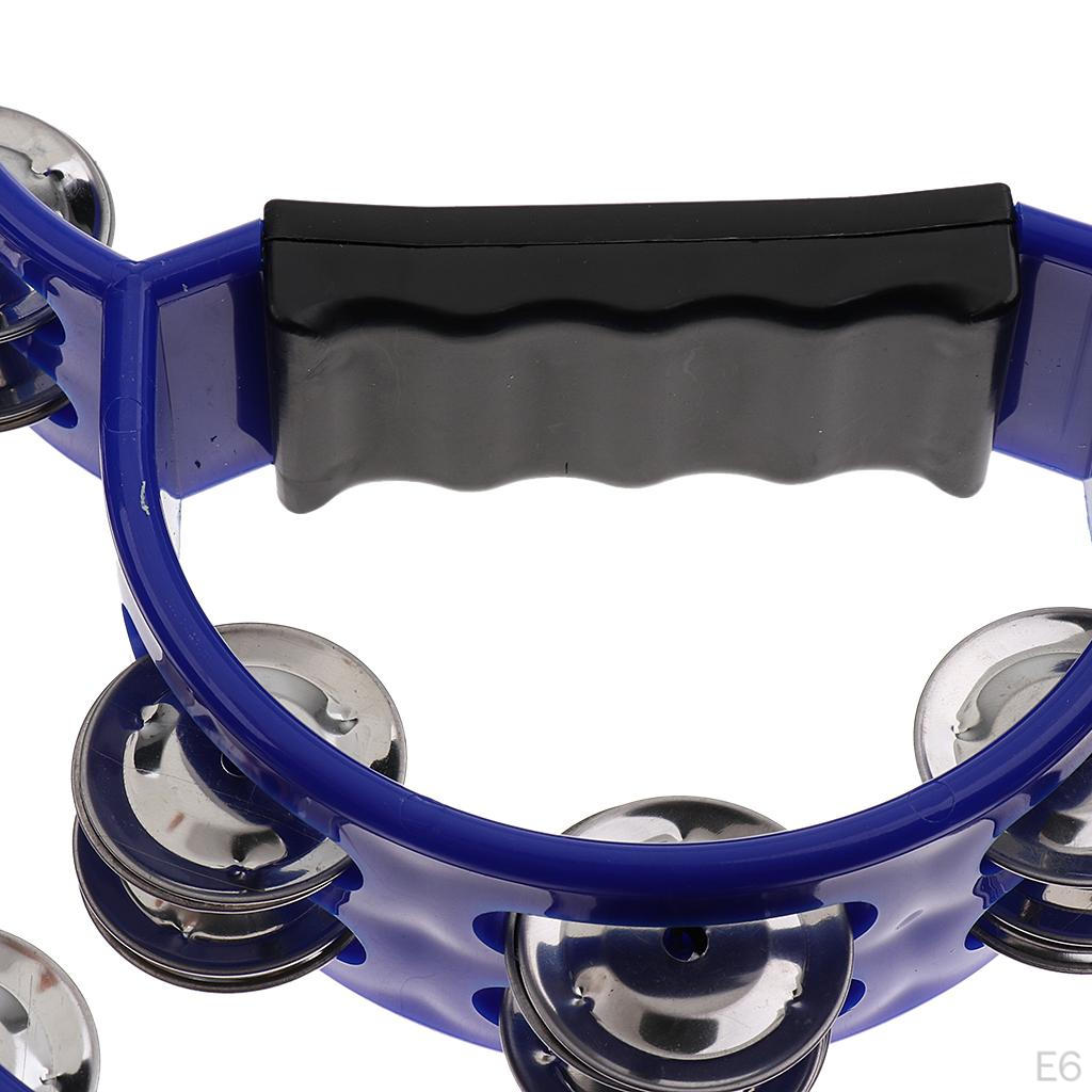 7 Rattle Musical Tambourine Handbell Shaker Drum Accs Parts