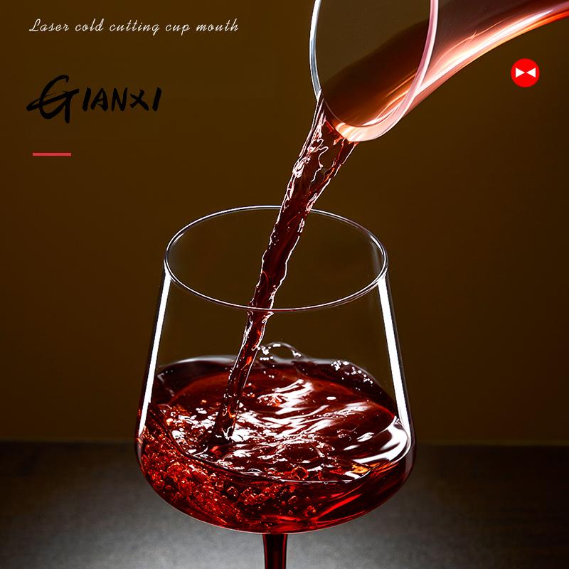 460ml Wine Glass Lead-Free Crystal Burgundy Wine Glass For Household Easy To Clean Light Luxury Wine Goblet