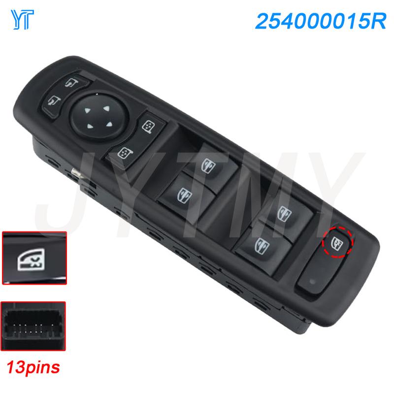 

Electric Power Window Switch Car Accessories for Renault Fluence Megane 3 Laguna 2008-2016 Front Left Glass Lifter Control Parts
