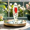2D Flat, 1pc "I Love You Dad" Round Metal Wall Sign - Retro Pastoral Aluminum Tin Plaque Suitable for Father's Day Gift, Garage, Cafe Decor - Vintage