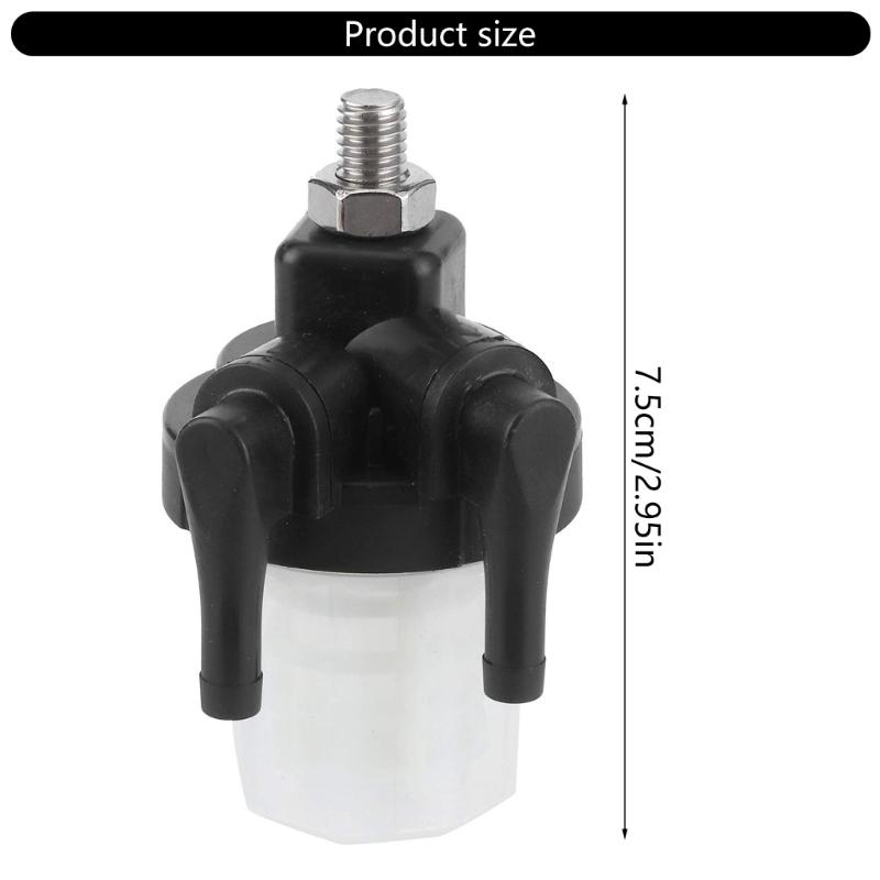 High Efficiency Fuel Filter Plastic Fuel Filtration System 61N-24560 Replacement Simple Installation for Boats Outboard