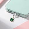 Mobile Phone Dust Plug Pendan Cute Cat Dog Shamrock Decoration Hanging Pendant For IPhone Type-C Charging Port Anti-Dust Plug