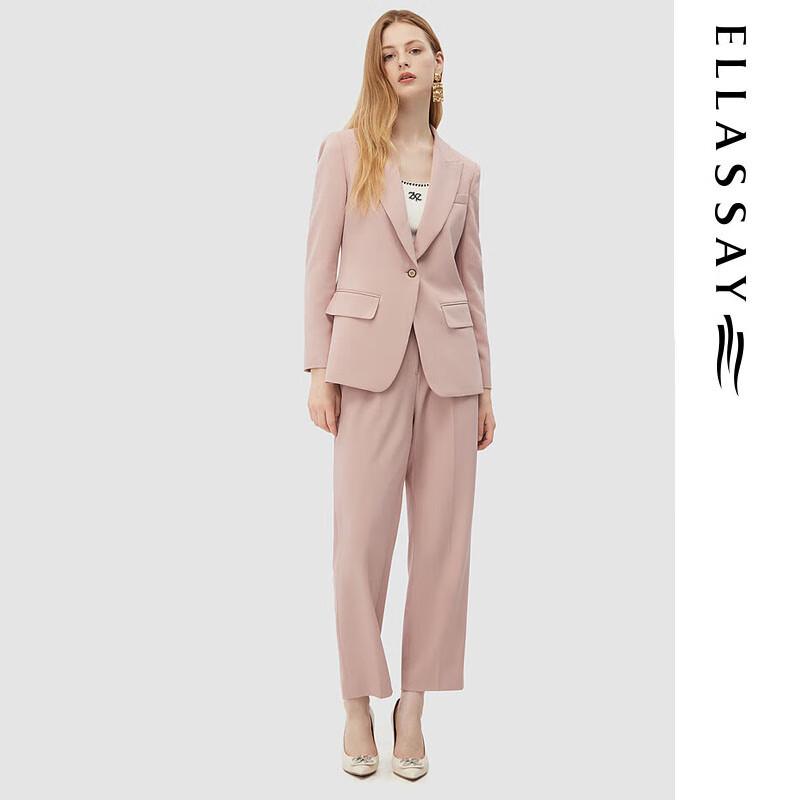 

ELLASSAY Женские осенне-зимние укороченные брюки от костюма прямого кроя с высокой посадкой S