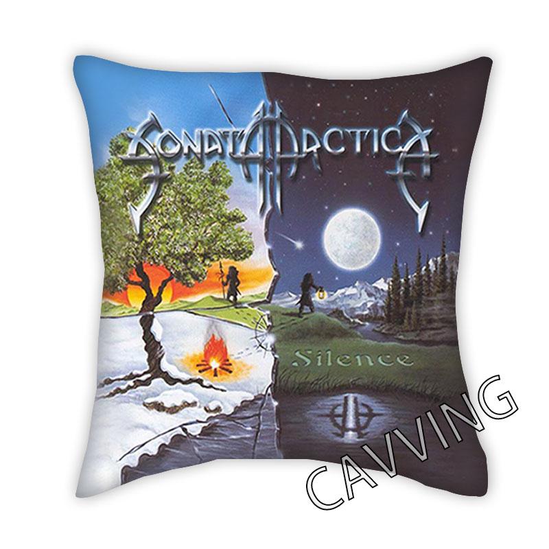 

Sonata Arctica Rock 3D Print Полиэстер Декоративные наволочки Бросок Чехол для подушки Квадратные наволочки на молнии Подарочные наволочки