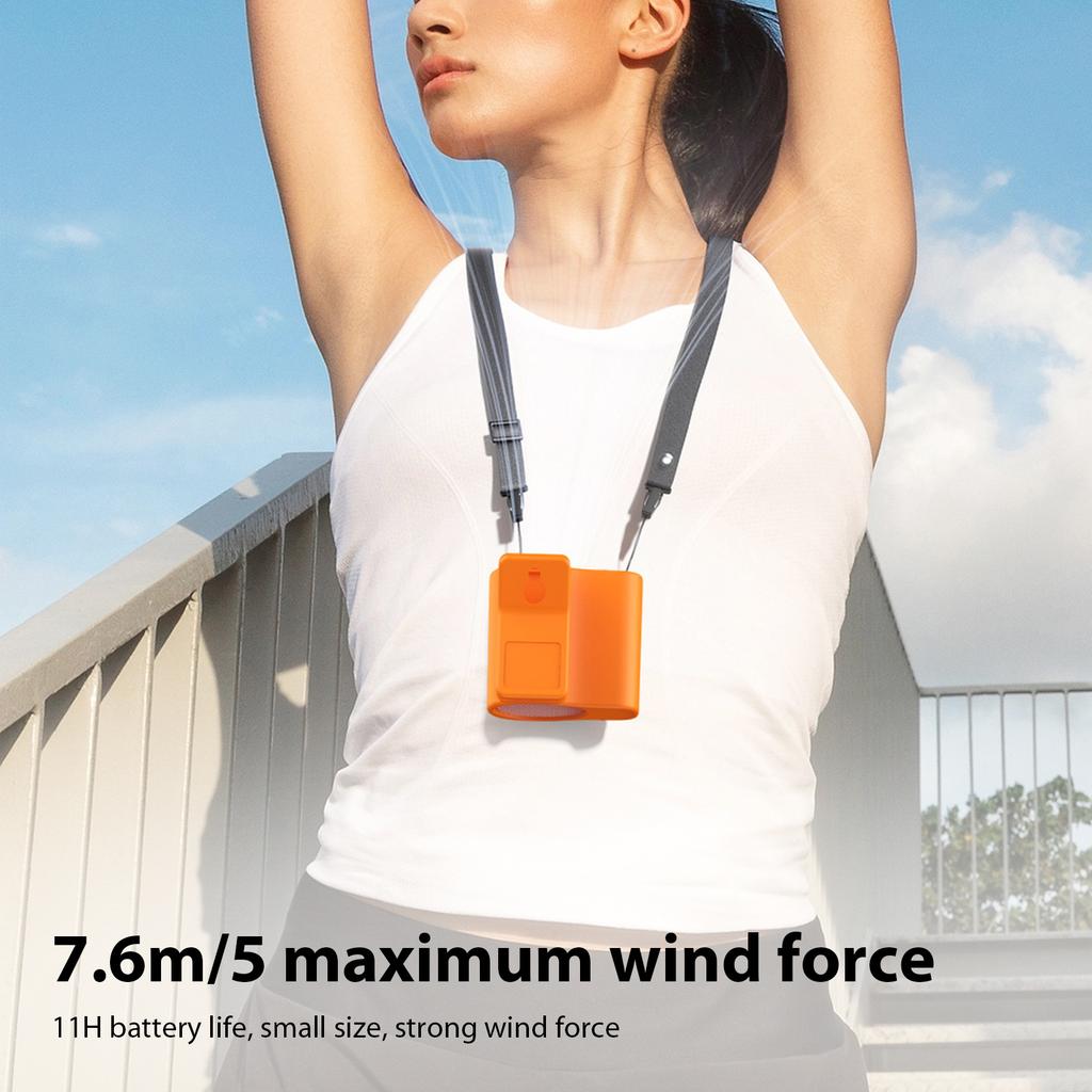 Clip-On-Ventilator Tragbarer LED-Display-Kühlventilator 360° Drehung USB-wiederaufladbarer Luftkühler für Auto LKW Büro Camping Reisen