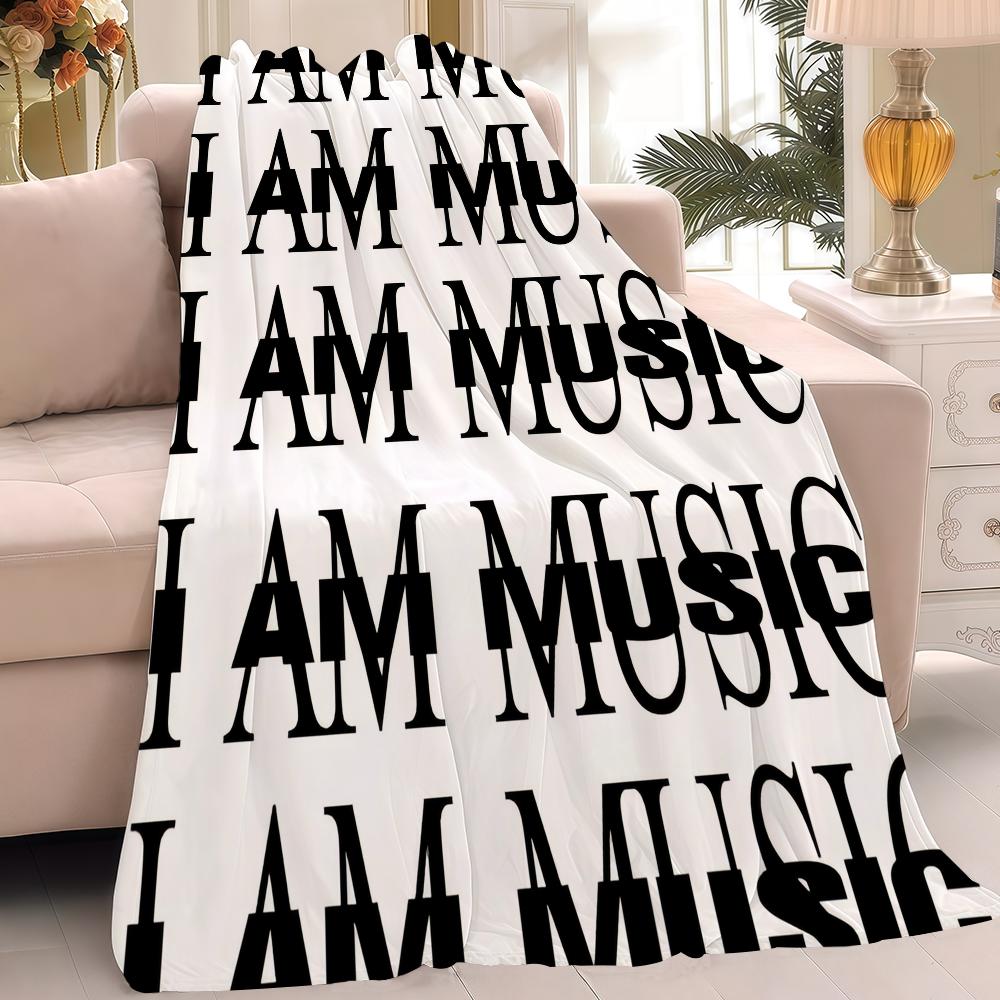 Rap P-playboi Carti Blanket Warm And Soft Suitable For Bedroom Living Room Sofa Bed Office Travel Camping