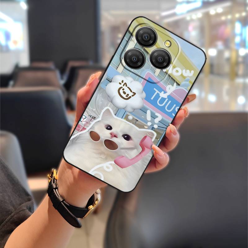 Graffiti Couple Phone Case For Blackview Shark9 5G Anti-dust Protective Cute Fashion Design Full wrap TPU Dirt-resistant