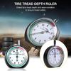 Tire Tread Gauge Dial Tyre Depth Meter Professional for Motorcycle Car Truck and Bus Easy Reading Tools