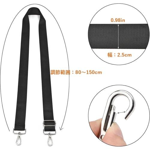 Vitalux One-Touch Buckle Work Belts, Set of 2, Adjustable Length, for Waist Pouches, Nurse Pouches, Replacement, Unisex, for Work, Hiking, and Luggage