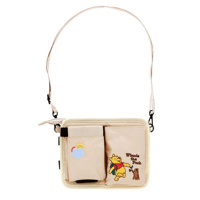 Marushin Hülle Getränk Disney Winnie the Pooh Naturpolyester Praktisches Getränk 2335070400 Handgepäckhalter, Abenteuer, Stoff, Halter,