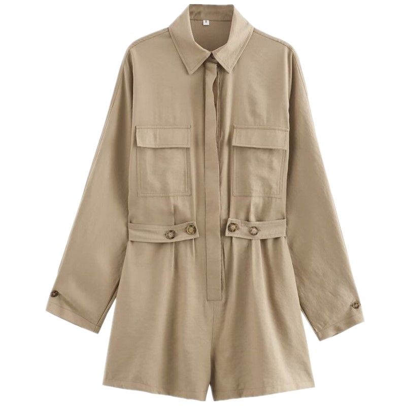 

Fashion Style 2024 Summer New Arrival Women s Clothing Stylish Side Strap Accessories Short Jumpsuit 3003831 Figure Color L