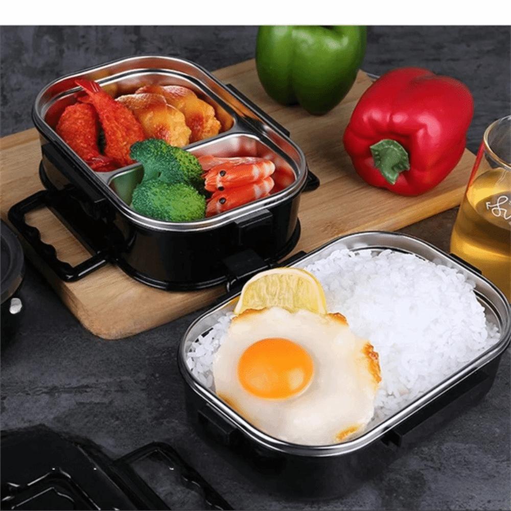 1200ml Insulated Food Container Double Layer Large Capacity Food Box  Picnic