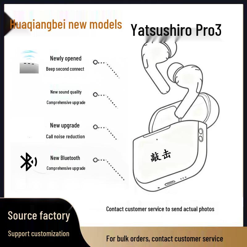 

2025 Pro3 8th Gen Bluetooth Wireless Headset: Active Noise Reduction, Apple Compatible Pro3 Simplified Edition