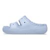 Crocs Bequeme Rutschfeste Langlebige Pantoletten Damen Schuhe Blau-Stein 207446-4NS