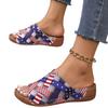Fish mouth slippers women's summer color one word women's casual beach slippers European and American fashion sandals