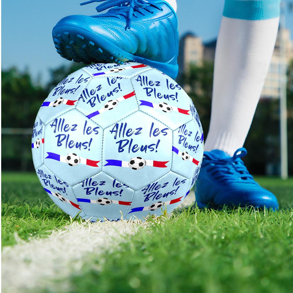 Squadra nazionale di calcio della Francia Tema Pallone da calcio Taglia 5 Pallone da calcio Tocco Morbido Pallone da calcio per Allenamento Professionale per Sport all'Aperto