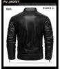 Men's Retro Faux Leather Jacket with Multi-Pockets, Fleece-lined PU, Business Casual Outerwear