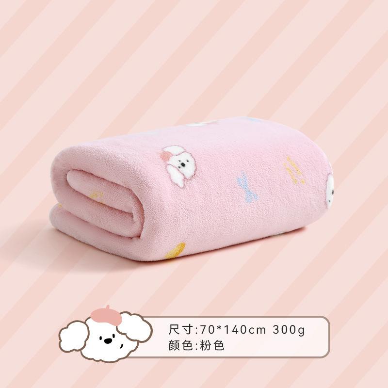 Towel Coral Fleece Household Cartoon Plus 90 * 170 Printed Bath Towel Adult Wrap Bath Towel
