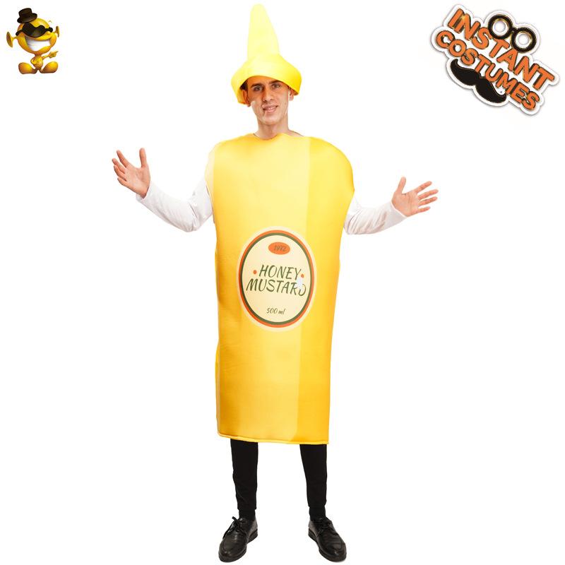 Couple mustard ketchup costume cosplay costume stage show costume halloween carnival masquerade