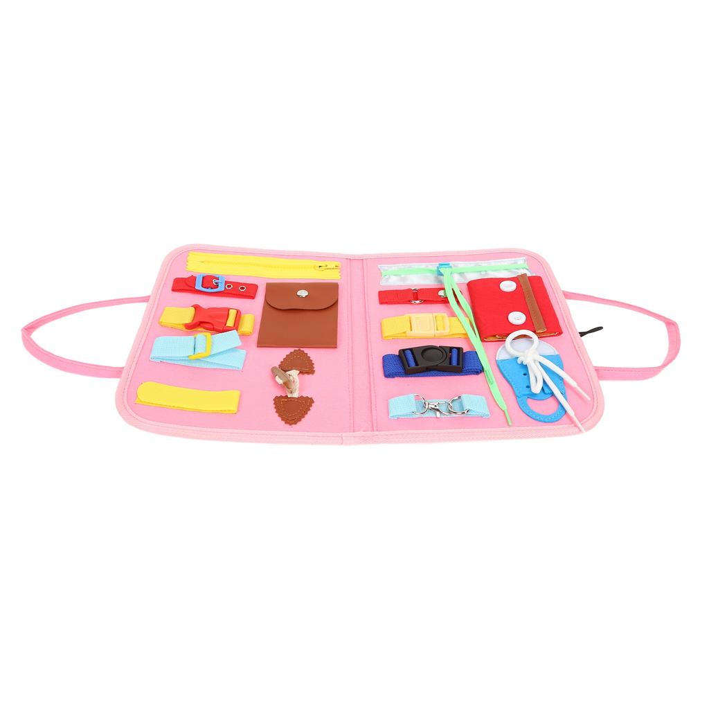 Dementia Fidget Blanket Multipurpose Anxiety Relief Alzheimers Dementia Sensory Products Pink