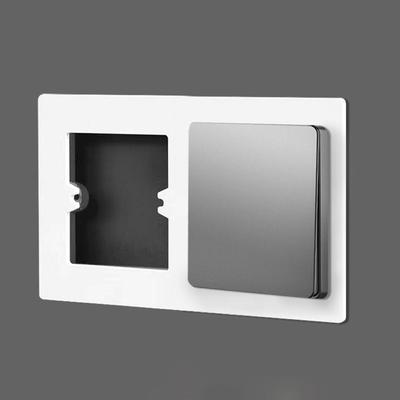 Neues Kunststoff-Schalterpanel Universelle Wandpaneele Schalterrahmen Wand