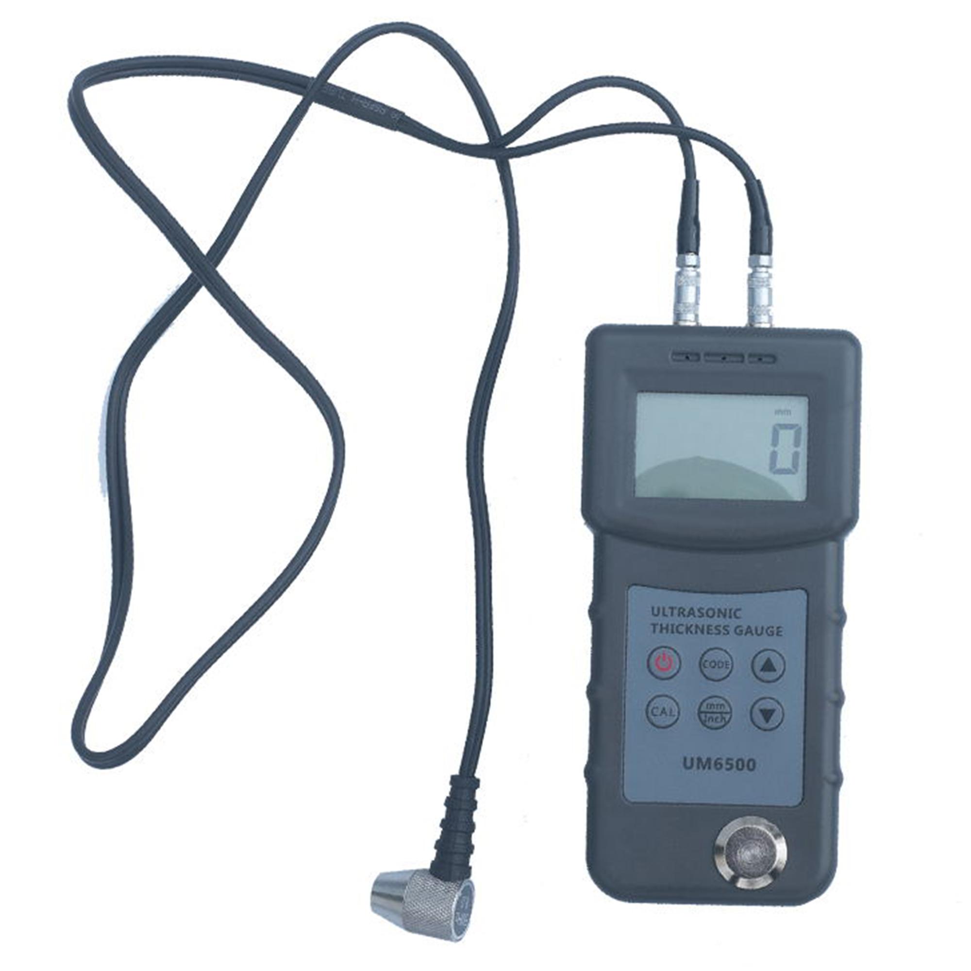 UM6500 Ultrasonic Thickness Gauge 1.0 ~ 245mm, 0.05 ~ 8inch (in Steel)