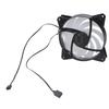 Quiet 120mm Infinitys Mirror LED PC Case Fan With AntiVibration Pad 4PIN PWM 800-1800RPM Coolers for Enhanceds Cooling