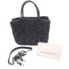 Used AUTHENTIC ANTEPRIMA 2WAY Wire Bag Navy Black Shoulder Bag PVC