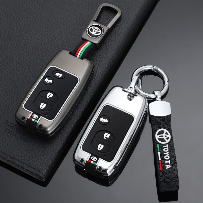 For Toyota 2026 Hot Hub Caps Zinc Alloy Car Smart Remote Key Cover Case Protector Shell For Toyota Camry Highlander Crown Prado