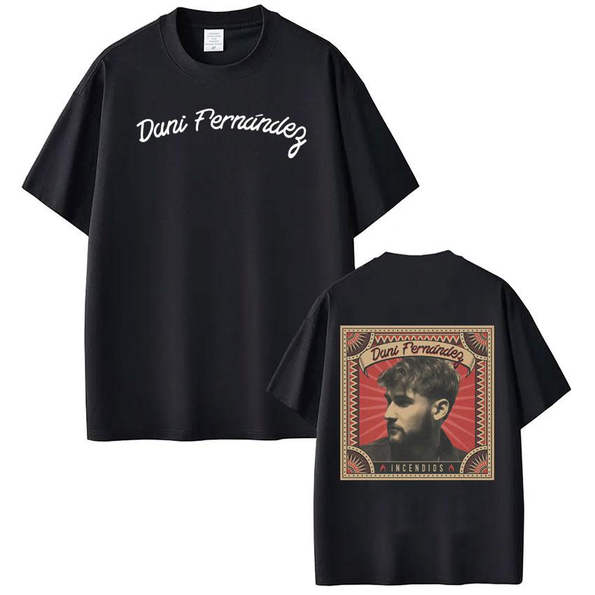 Rapper Dani Fernandez Fashion Graphic Tshirts Men Women Hiphop Tshirts 2026 Spring Summer Pure Cotton Harajuku Top Ins Y2k