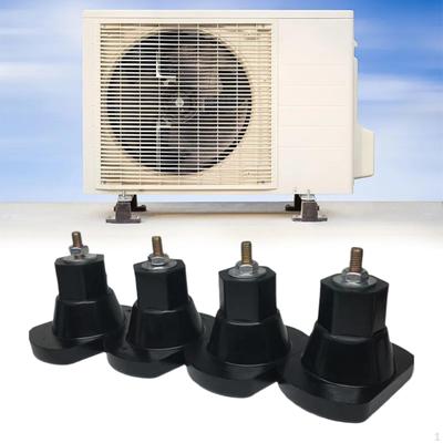 4Pcs Klimaanlage Vibration Isolator Füße Pads Ersatzteile Leichte für Lärm