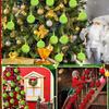 12/24Pcs Christmas Decoration 6cm Plush Christmas Ball Xmas Tree Ornament for Home Decor Navidad New Year Gift 2026 Accessories