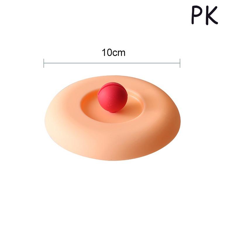 Cup Cover Non-Toxic Silicone Round Universal Water Cup Lid Anti-Dust Coffee Mug Sealed Cap With Spoon Holder Heat-Resistant Lid