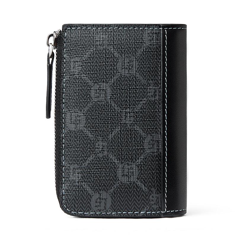 New GOLF With Cow Leather Wallet, Coin Purse, Document Bag, Accordion Card Holder Trumpets Men's Black Q261959