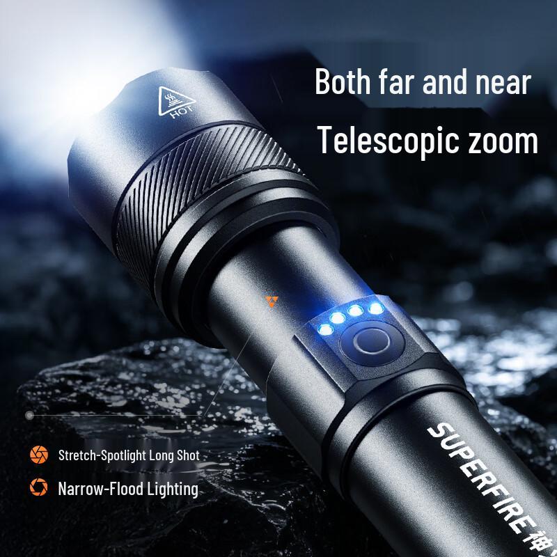 SupFire F1-N Mini Telescopic LED Flashlight