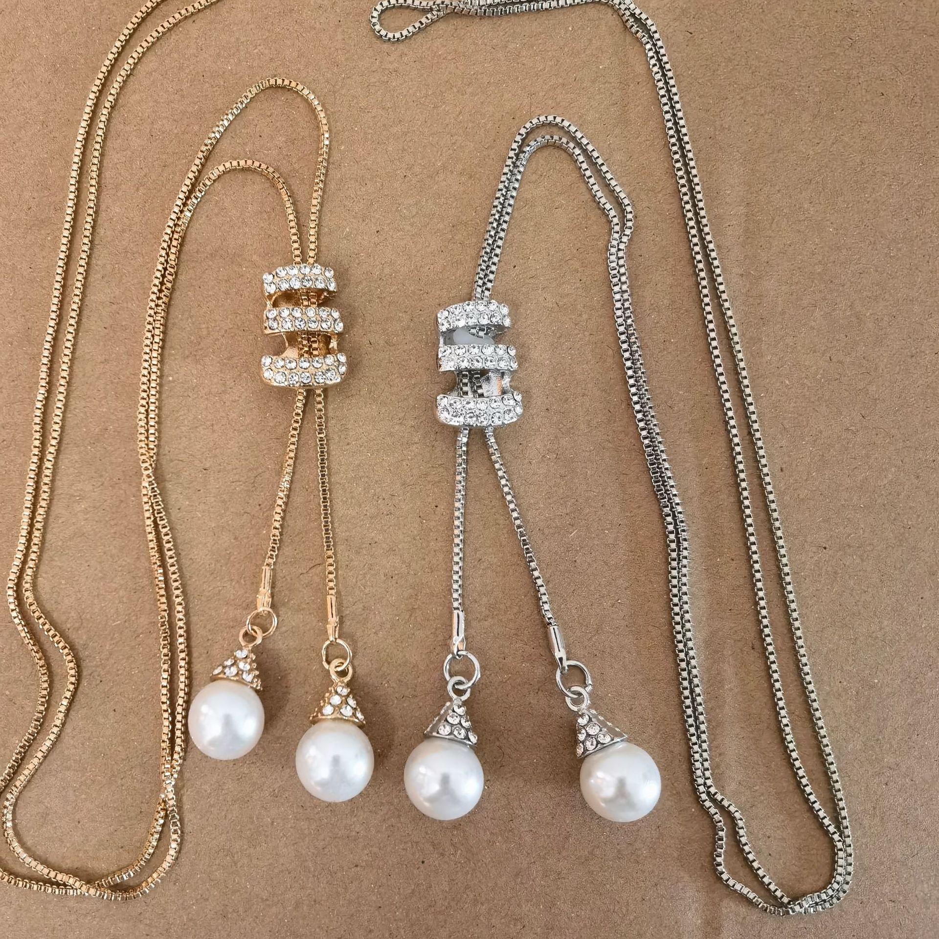 

Европейский и американский стиль жемчужное ожерелье с подвеской-кисточкой - Мода осень/зима для женщин