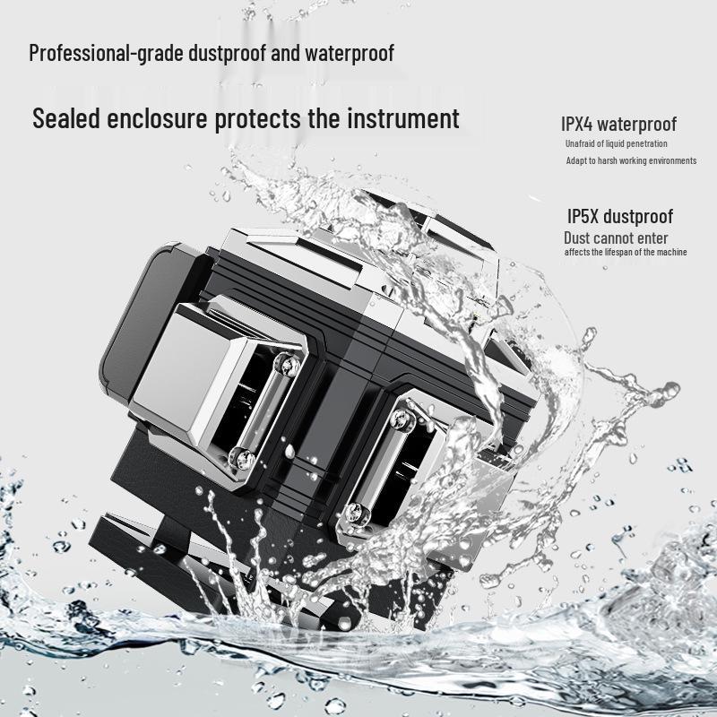 High-Precision Green Laser Level with 16 Lines for Wall and Floor Integration